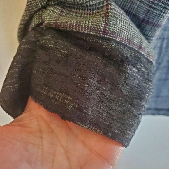 Maurice's Womens Blazer Grey XXL Plus Size  Roll Cuff Blazer - Picture 5 of 8